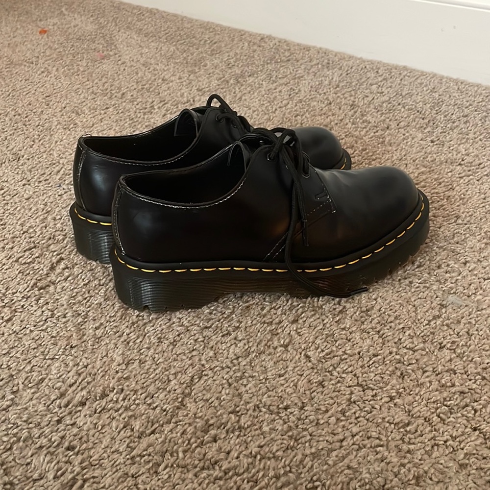 Dr. Martens 1461 Quad Smooth Platform Shoes